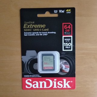 サンディスク(SanDisk)のSanDisk Extreme 64GB 150M/S(その他)