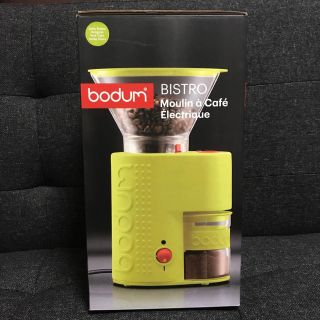 ボダム(bodum)の【新品未使用】bodum（ボダム）BISTRO(電動式コーヒーミル)