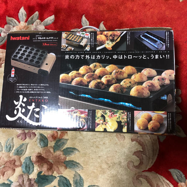 Iwatani(イワタニ)のIwataniカセットたこ焼き器5000値下げ4000. スマホ/家電/カメラの調理家電(たこ焼き機)の商品写真