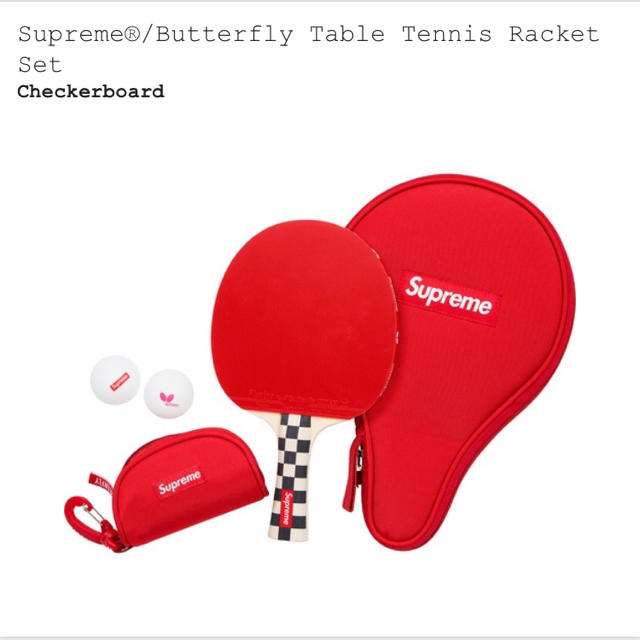 レッド系 supreme/Butterfly卓球ラケットセット | intersluice.ie