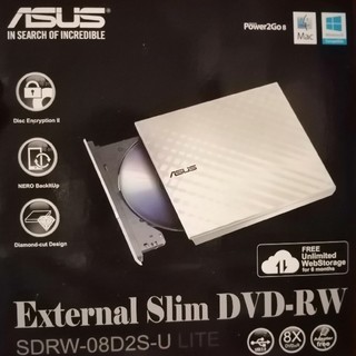 エイスース(ASUS)のASUS  external  slim DVD -RW (PC周辺機器)