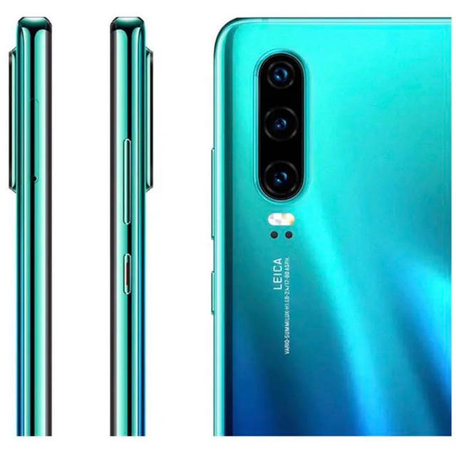 新品 HUAWEI P30 aurora 128GB SIMフリー ファーウェイ スマホ/家電/カメラのスマートフォン/携帯電話(スマートフォン本体)の商品写真