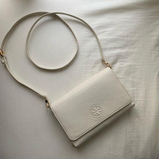 トリーバーチ(Tory Burch)の美品☆トリーバーチ TORY BURCH ショルダーウォレット 財布ポシェット(クラッチバッグ)