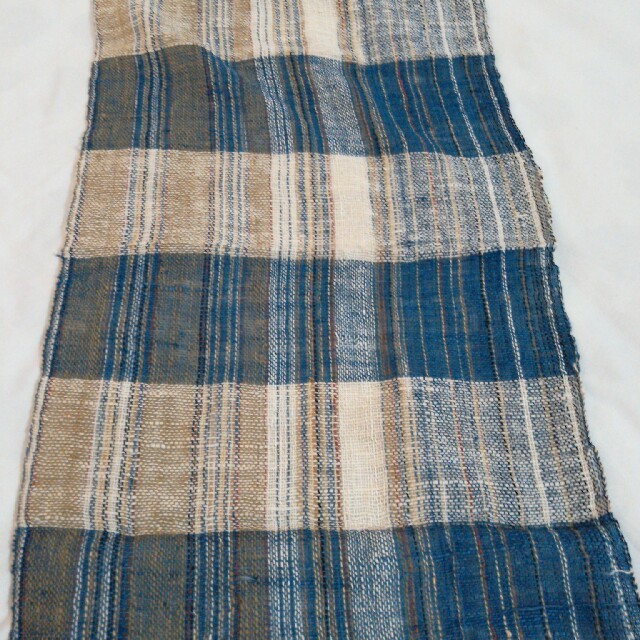 Jurgen Lehl(ヨーガンレール)の草木染めコットンスカーフ ハンドメイドのファッション小物(マフラー/ストール)の商品写真