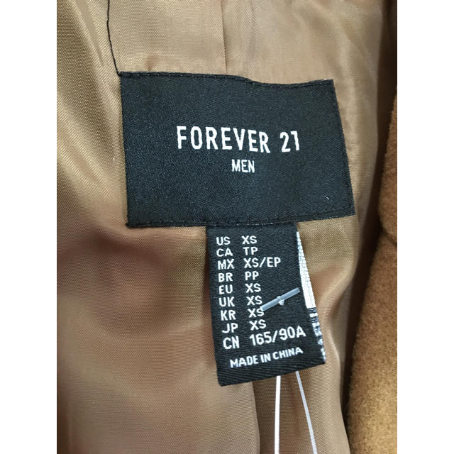 FOREVER 21(フォーエバートゥエンティーワン)のFOREVER 21 メンズのジャケット/アウター(チェスターコート)の商品写真