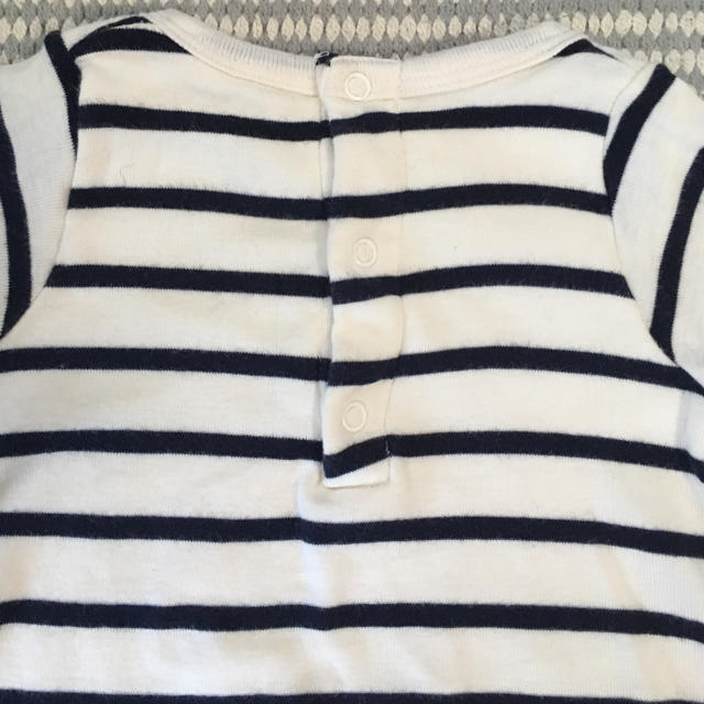 PETIT BATEAU(プチバトー)のプチバトー  マリニエール ロンパース キッズ/ベビー/マタニティのベビー服(~85cm)(ロンパース)の商品写真