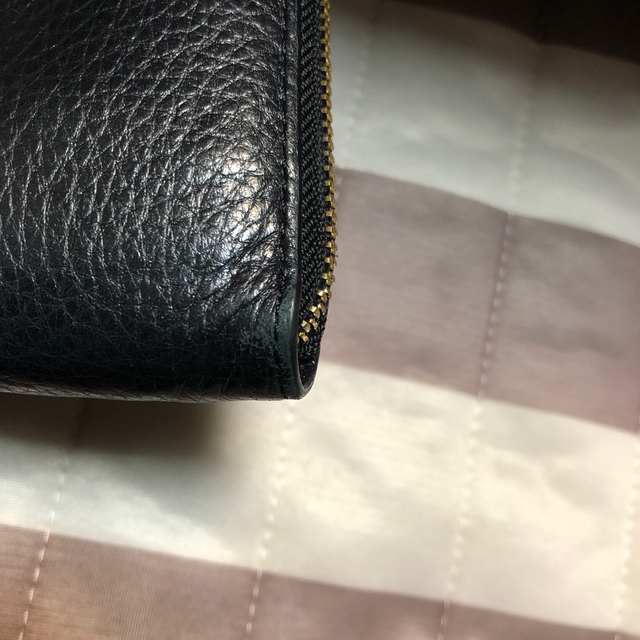 kate spade new york(ケイトスペードニューヨーク)のケイトスペード   黒 長財布 リボン 中古 レディースのファッション小物(財布)の商品写真