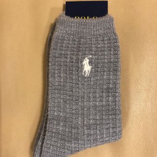 ポロラルフローレン(POLO RALPH LAUREN)の新品 レディース POLO ポロラルフローレン ウールソックス 日本製(ソックス)