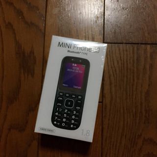 mini phone 1.8inch Bluetooth対応 レッド(スマートフォン本体)