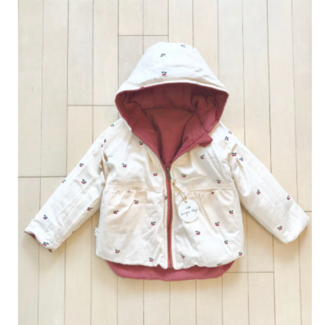 Bonpoint - 新品✦1点のみ Konges Sloejd リバーシブル チェリー柄