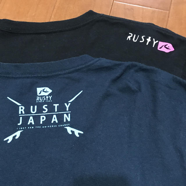 RUSTY(ラスティ)のラスティ メンズ ロンT トップス L 2枚セット メンズのトップス(Tシャツ/カットソー(七分/長袖))の商品写真