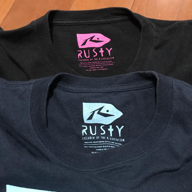 RUSTY(ラスティ)のラスティ メンズ ロンT トップス L 2枚セット メンズのトップス(Tシャツ/カットソー(七分/長袖))の商品写真
