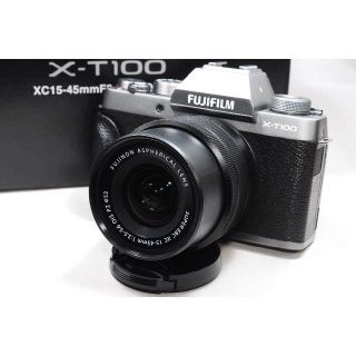 フジフイルム(富士フイルム)のWiF＆自撮り＆スマホ転送 FUJIFILM X-T100 レンズキット(ミラーレス一眼)