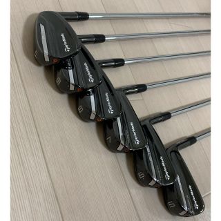 テーラーメイド(TaylorMade)のテーラーメイド 限定モデル P790 ブラックアイアン #5〜PW リシャフト品(クラブ)