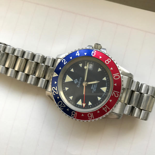 ZODIAC - ゾディアック クオーツ GMT(806.21.03)の通販 by ひろ ZODIAC - ゾディアック クオーツ GMT(806.21.03)の通販 by ひろ