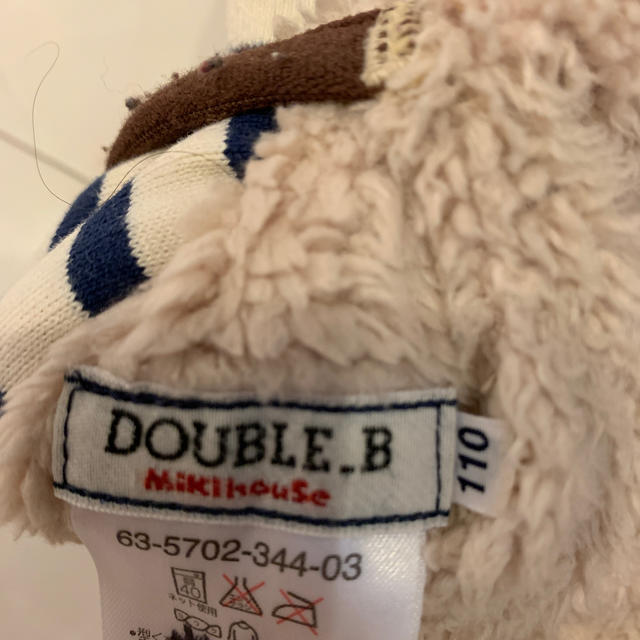 DOUBLE.B(ダブルビー)のdouble B フリースベスト キッズ/ベビー/マタニティのキッズ服男の子用(90cm~)(ジャケット/上着)の商品写真