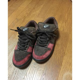 ナイキ(NIKE)のNIKE DUNK SB つま赤 27.5㎝(スニーカー)