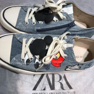 ザラキッズ(ZARA KIDS)のザラキッズ  ミッキー スニーカー zara kids  mickey (スニーカー)