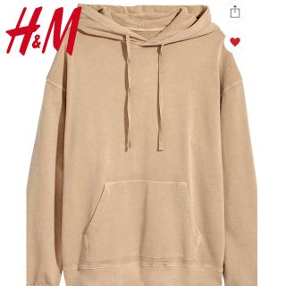 エイチアンドエム(H&M)のH&M パーカー 裏パイル ベージュ Yeezy サンプリング ビッグシルエット(パーカー)