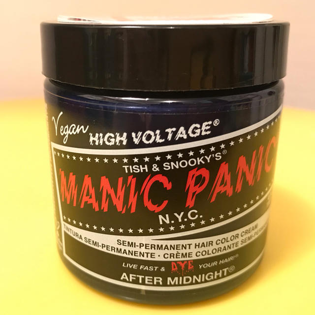 マニックパニック アフターミッドナイト 新品未使用 コスメ/美容のヘアケア/スタイリング(カラーリング剤)の商品写真