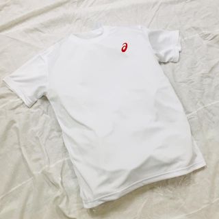 アシックス(asics)の新品 アシックス asics ジュニアサイズ 150 半袖Tシャツ 白(Tシャツ/カットソー)