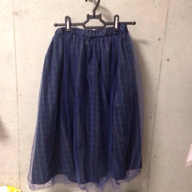 SM2(サマンサモスモス)のチュールスカート レディースのスカート(ひざ丈スカート)の商品写真