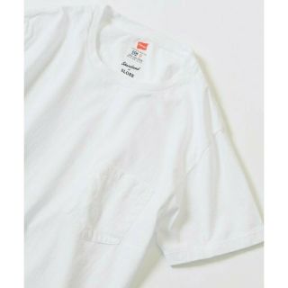 スローブイエナ(SLOBE IENA)のHANES 別注USコットンクルーネックポケットTシャツ(Tシャツ(半袖/袖なし))