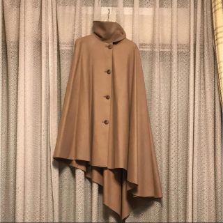 エンポリオアルマーニ(Emporio Armani)のパールオレンジ様専用 エンポリオアルマーニ  アシメントリー マントコート(ポンチョ)