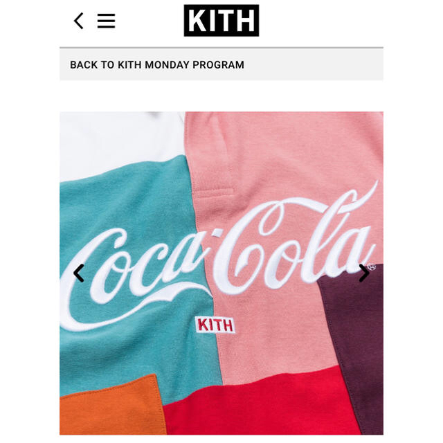 L サイズ Kith x Coca-Cola Rugby S/S Multi