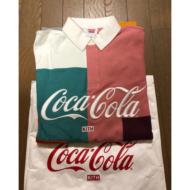 L サイズ Kith x Coca-Cola Rugby S/S Multi