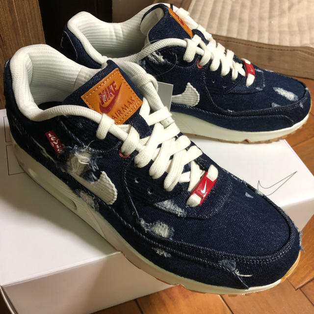 NIKE - LEVI'S NIKE BY YOU AIR MAX 90 の通販 by あき's shop｜ナイキ