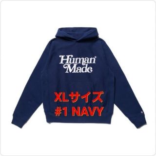 ジーディーシー(GDC)のGDC PIZZA HOODIE GDC #1 NAVY / XL（6）(パーカー)