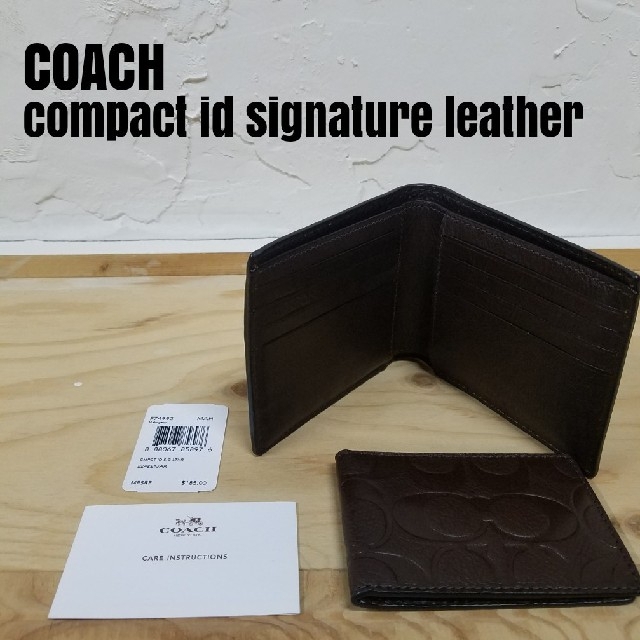 COACH/コーチ F74992  2つ折り レザー 財布