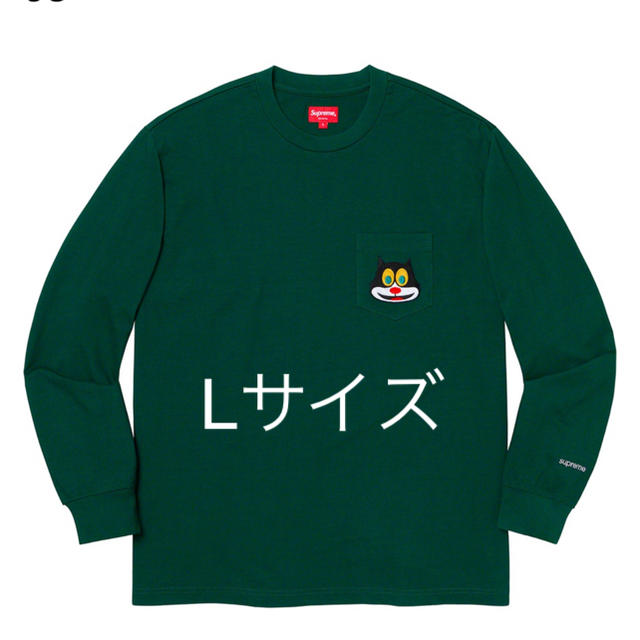 Cat L/S Pocket Tee   Lサイズ