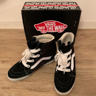 ヴァンズ(VANS)のVANS Sk8-Hi Wedge バンズ スケートハイ ウェッジ BKブラック(スニーカー)