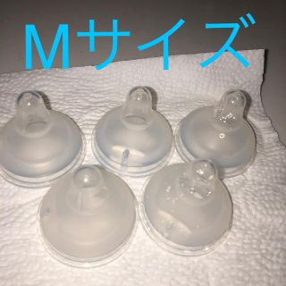 ピジョン(Pigeon)のPigeon 哺乳瓶 乳首 Mサイズ M セット (哺乳ビン用乳首)