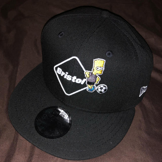 FCRB F.C.R.B. THE SIMPSONS NEWERA キャップ　黒