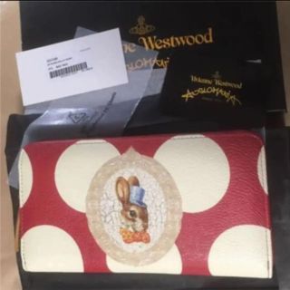 ヴィヴィアンウエストウッド(Vivienne Westwood)の◆新品未使用限界価格◆ヴィヴィアン✖︎アングロマニア ラウンドバニー長財布 箱付(財布)