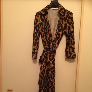 ダイアンフォンファステンバーグ(DIANE von FURSTENBERG)のダイアン レオパードワンピ(ロングワンピース/マキシワンピース)