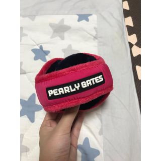 パーリーゲイツ(PEARLY GATES)のPEARLYGATES 耳あて イヤーマフ ピンク ゴルフ(その他)