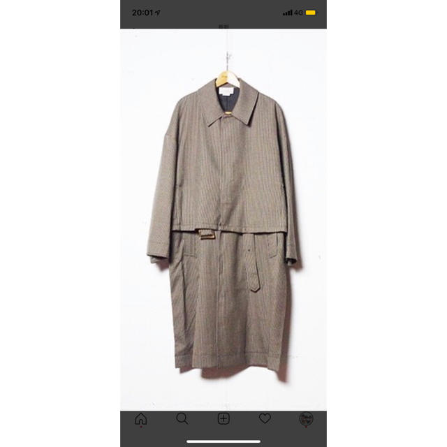 SUNSEA(サンシー)のYOKE 3WAY BAL COLLAR SHARE COAT・BEIGE  メンズのジャケット/アウター(トレンチコート)の商品写真