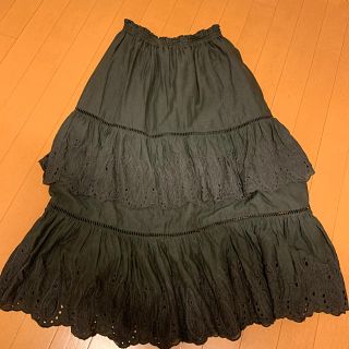 ページボーイ(PAGEBOY)の刺繍入りロングスカート(ロングスカート)