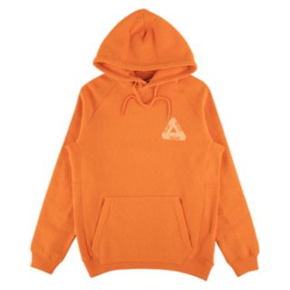 シュプリーム(Supreme)のpalace skateboards slub hoodie orange Ｌ(パーカー)