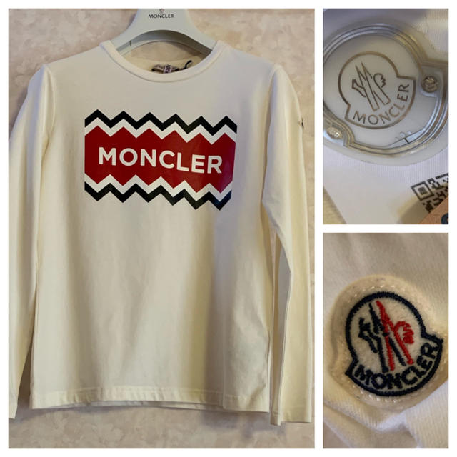 MONCLER(モンクレール)のモンクレール ロンT 正規品 カットソー 12  MONCLER 7号 レディースのトップス(Tシャツ(長袖/七分))の商品写真