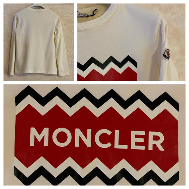 MONCLER(モンクレール)のモンクレール ロンT 正規品 カットソー 12  MONCLER 7号 レディースのトップス(Tシャツ(長袖/七分))の商品写真