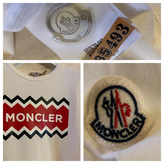 MONCLER(モンクレール)のモンクレール ロンT 正規品 カットソー 12  MONCLER 7号 レディースのトップス(Tシャツ(長袖/七分))の商品写真