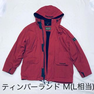 ティンバーランド(Timberland)のティンバーランド マウンテンパーカー 裏フリース 赤 M(L相当)(マウンテンパーカー)