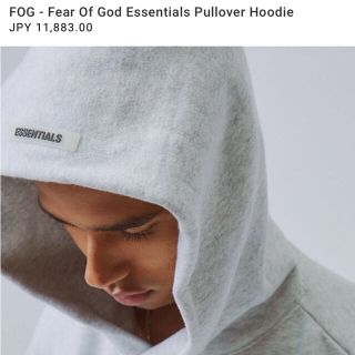 フィアオブゴッド(FEAR OF GOD)のFOG ESSENTIALS パーカー フーディー グレー 2019fw (パーカー)