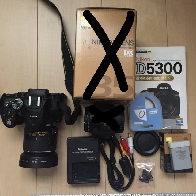 NIKON D5300 標準レンズ18-55mm 再入荷! スマホ/家電/カメラ