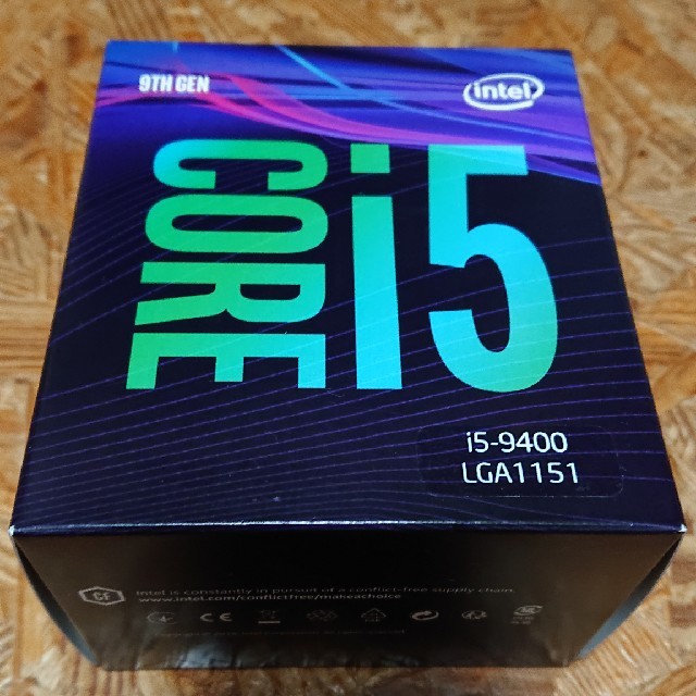 特価ブランド INTEL 2.9GHZ i5-9400 Core PCパーツ